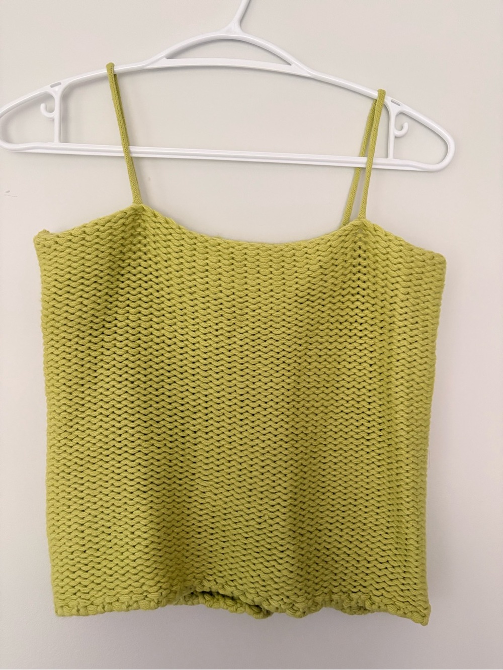 Vintage knit Spaghetti Strap Tank Top